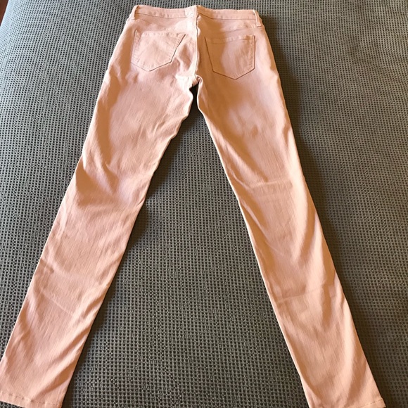 UNIQLO 24 Inch Dusty Pink Skinny Jeans Pants Casual Going Out - Picture 5 of 9